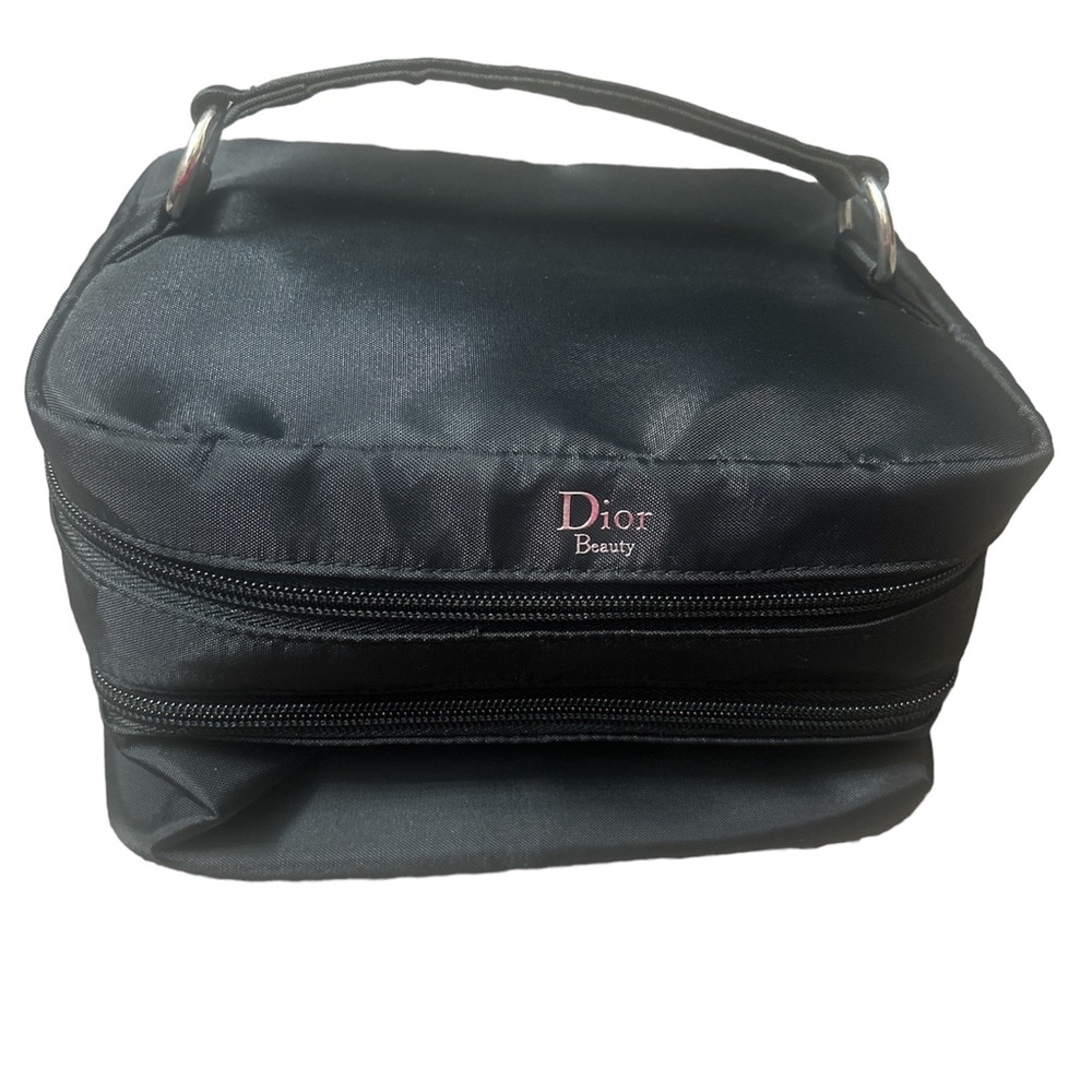 Christian Dior Beauty Black Makeup Travel Bag